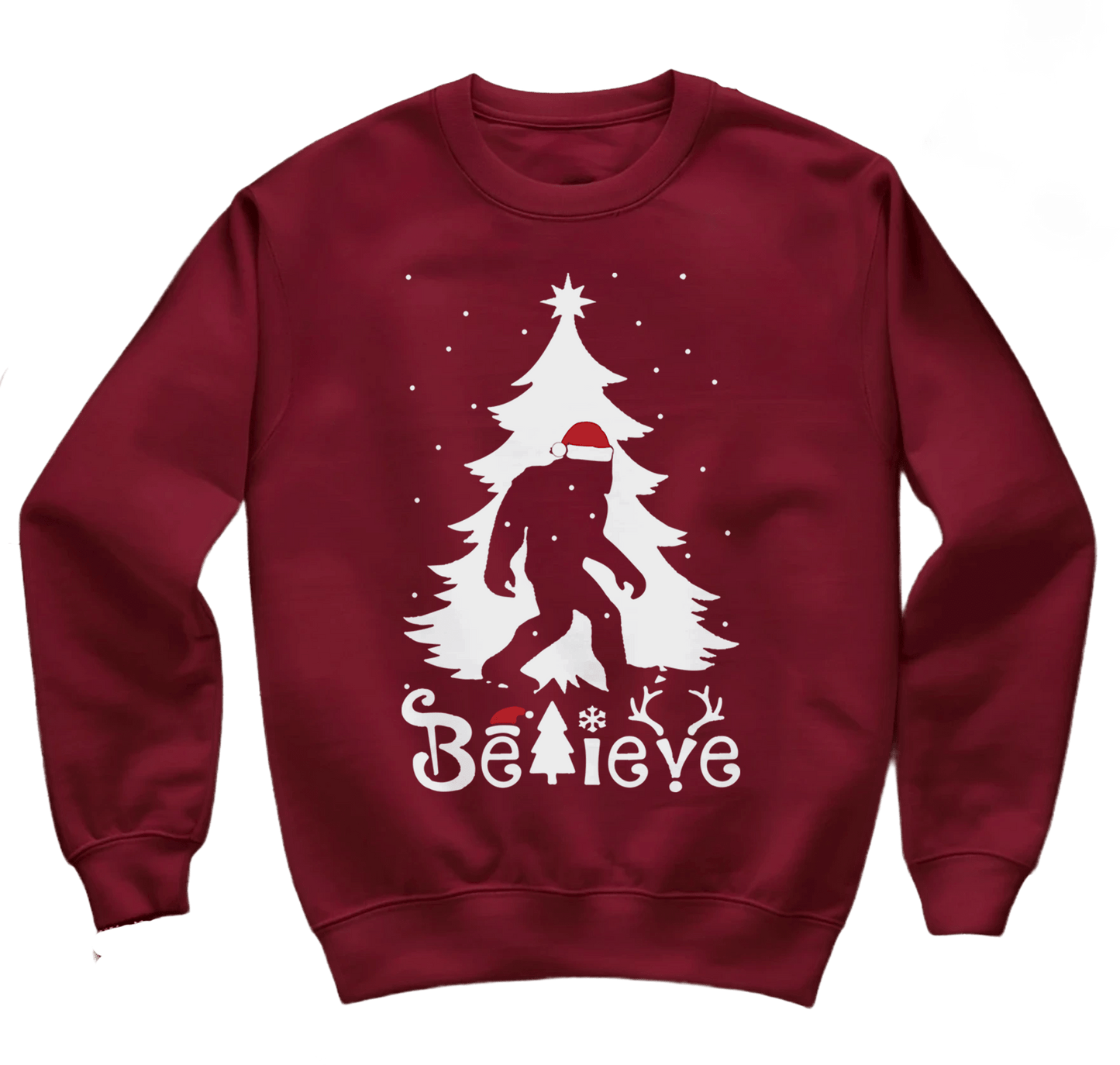 Believe Bigfoot Christmas Sweatshirt