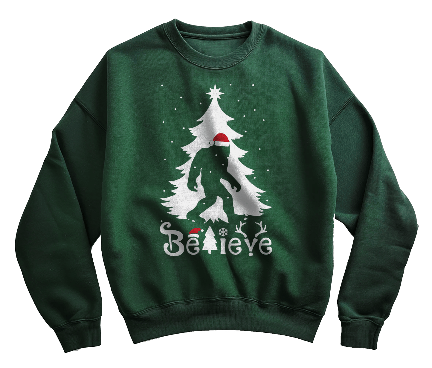 Believe Bigfoot Christmas Sweatshirt