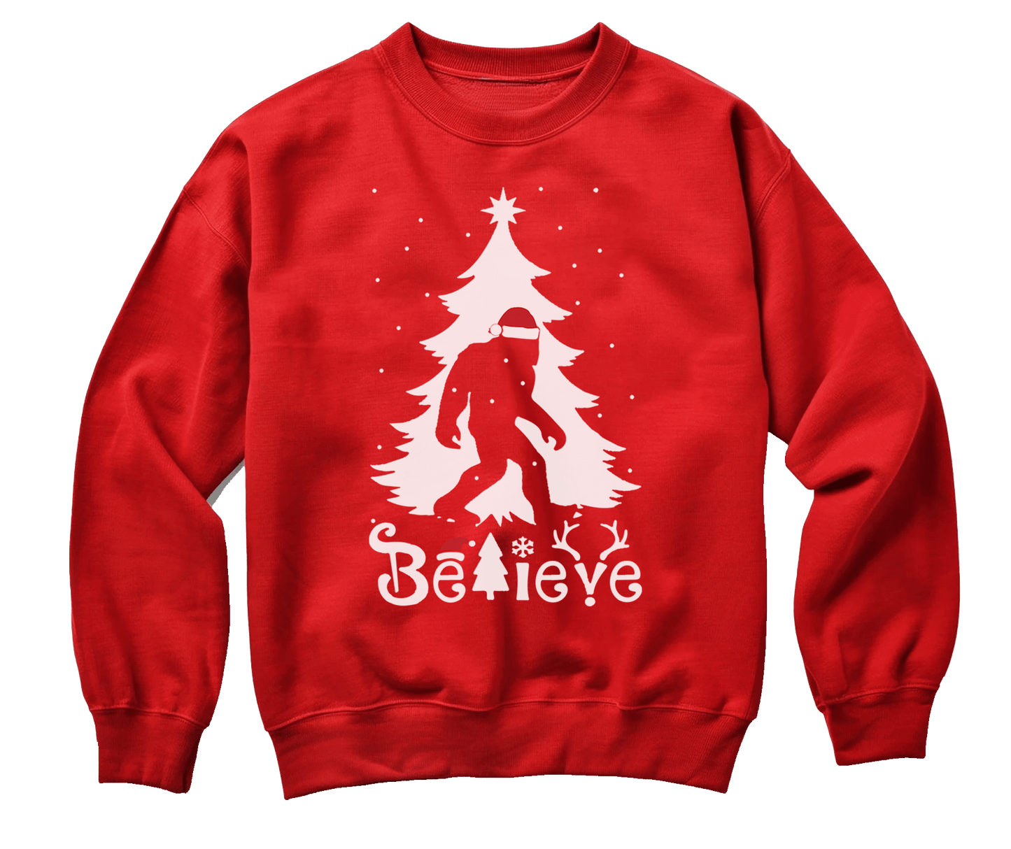 Believe Bigfoot Christmas Sweatshirt