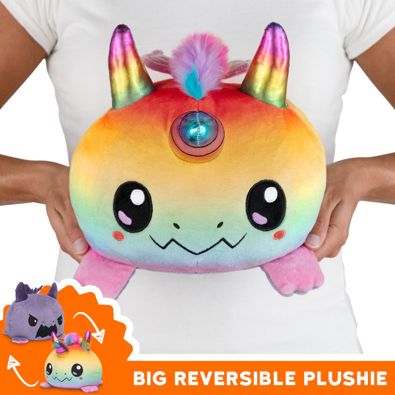 TeeTurtle Big Reversible Dragon & Dragoncorn Plushie
