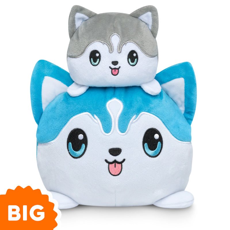 TeeTurtle Big Reversible Husky Plushie
