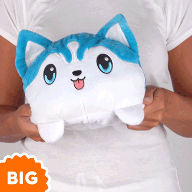 TeeTurtle Big Reversible Husky Plushie