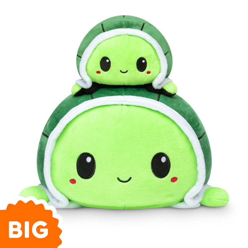 TeeTurtle Big Reversible Turtle Plushie (Green)