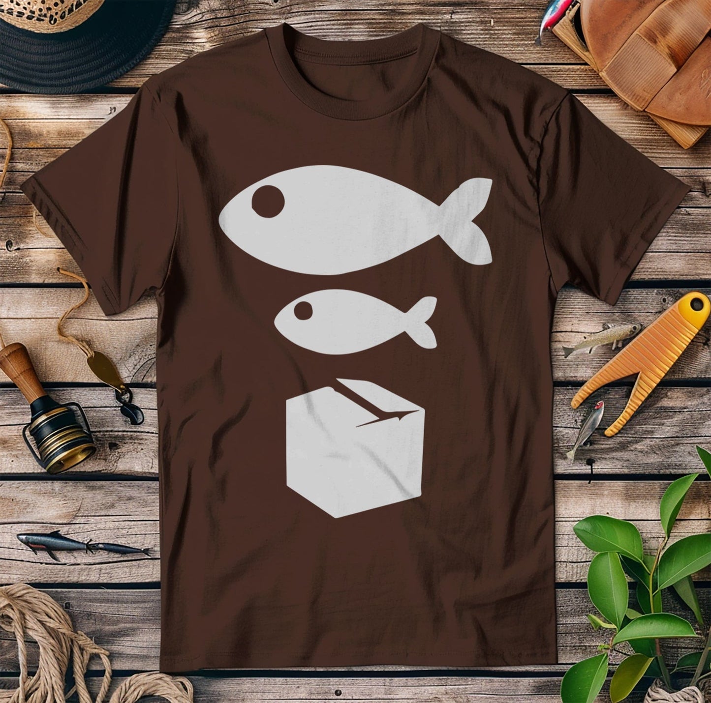 Big Little Fish Box TShirt Dive
