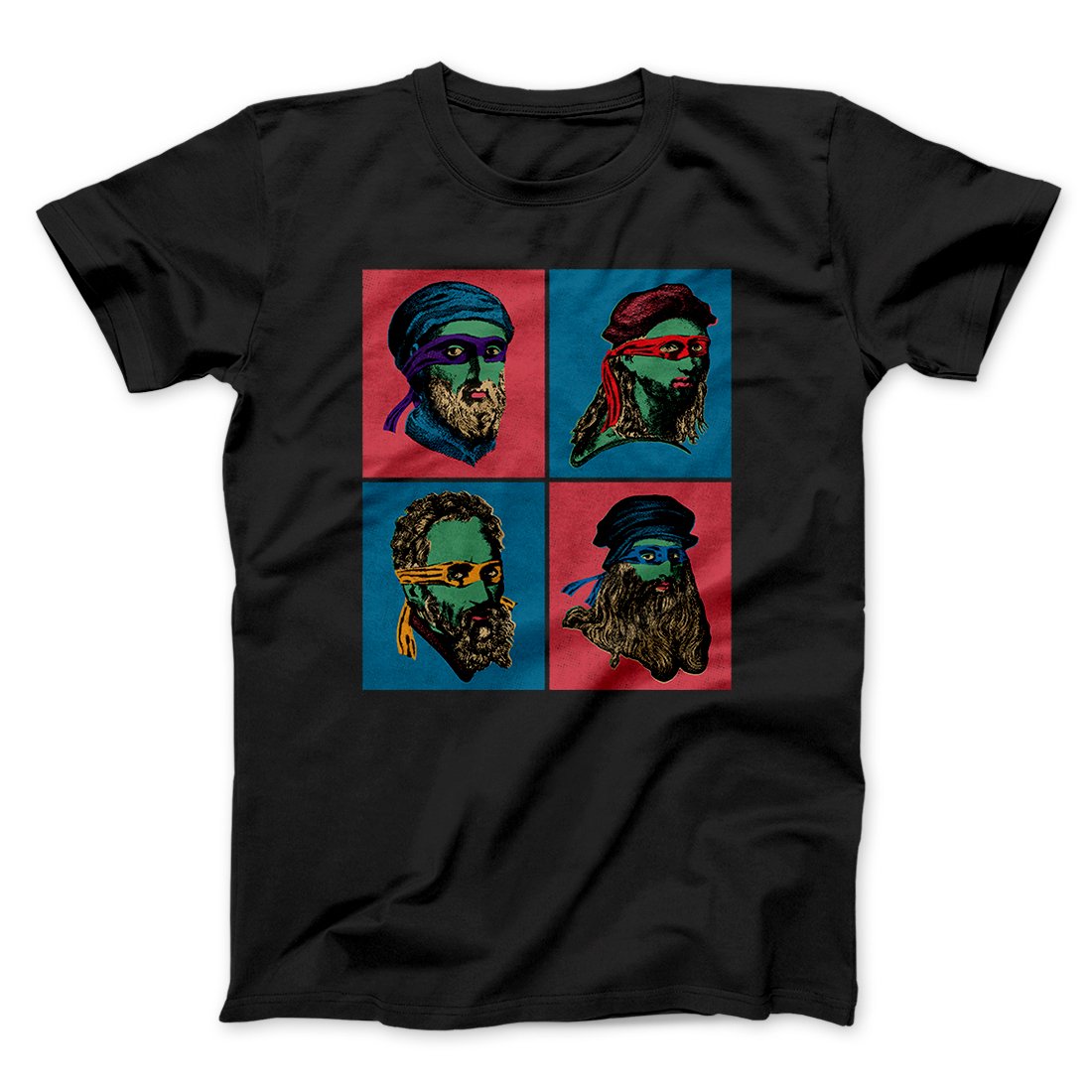 Teenage Mutant Ninja Artists Funny Movie Men/Unisex T-Shirt