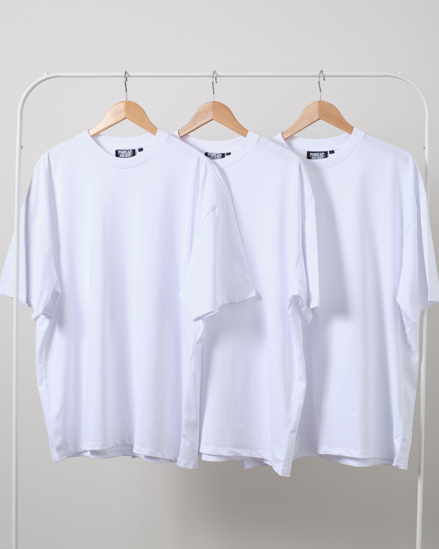 Oversized Tee 3 Pack: White