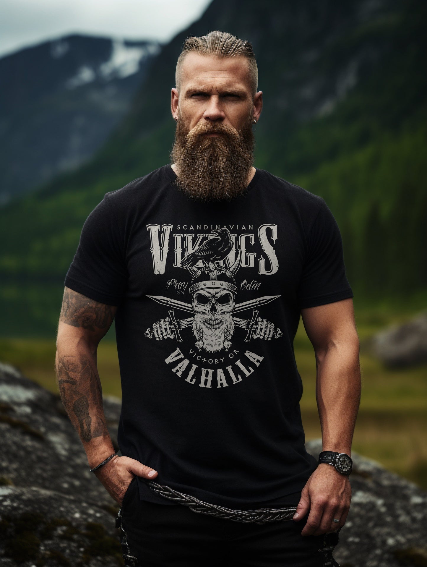 Bones & Swords Viking T-Shirt