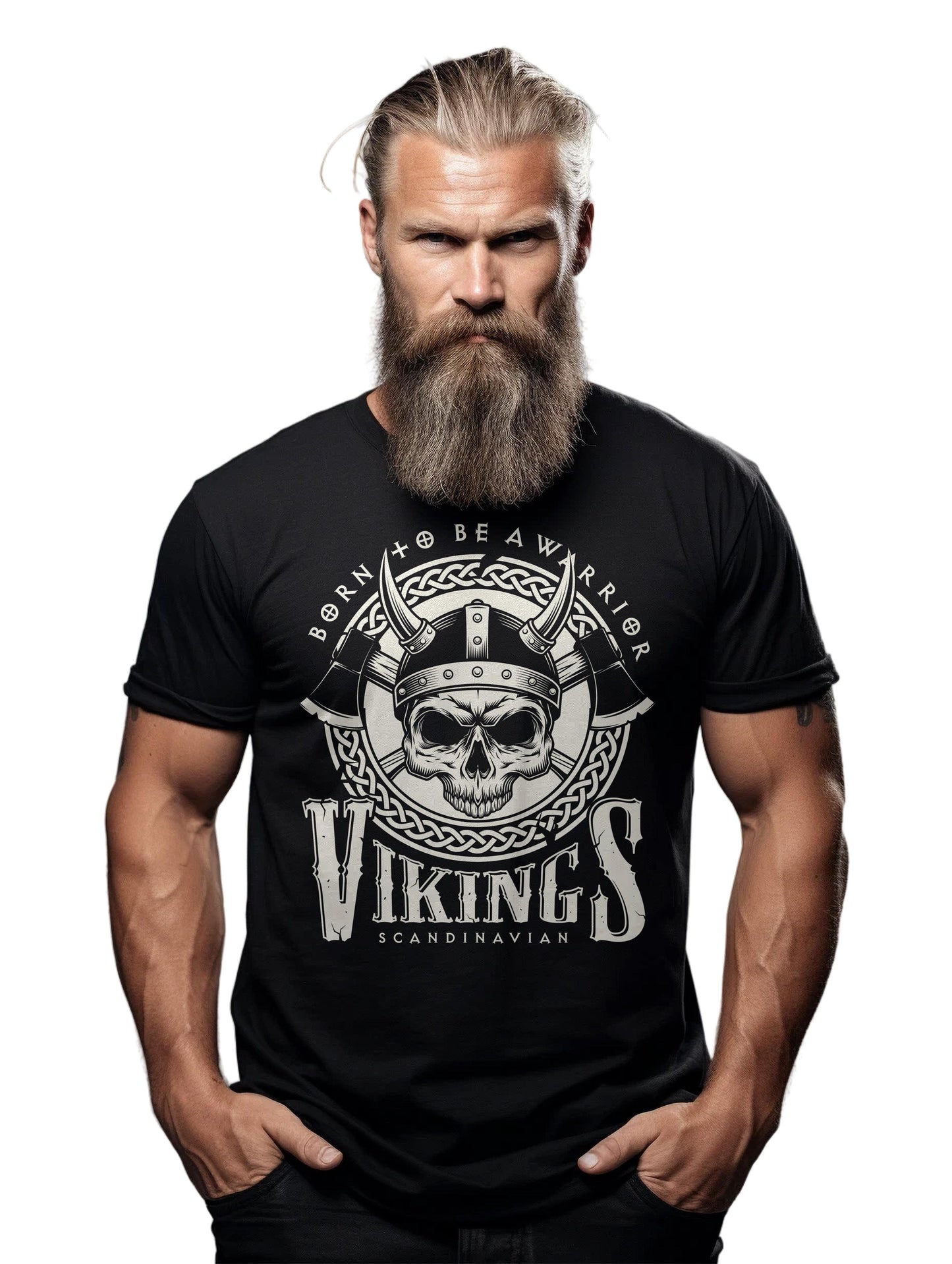 Born to Be a Warrior Viking T-Shirt