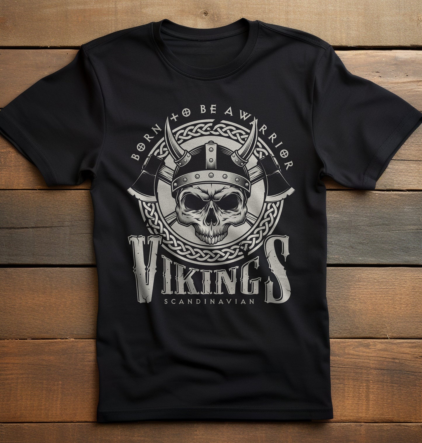Born to Be a Warrior Viking T-Shirt