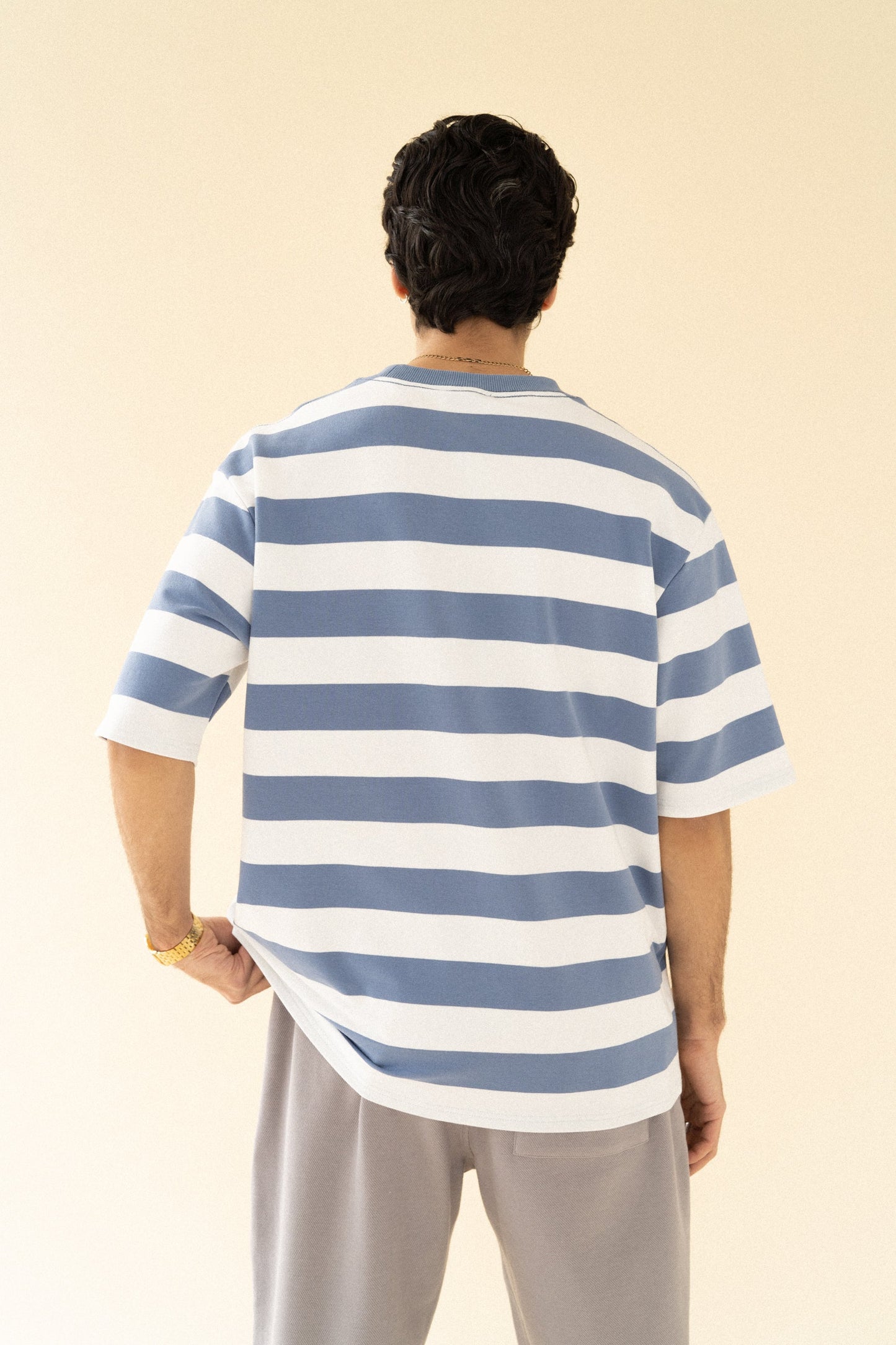 bound 'Arctic' Stripe Tee