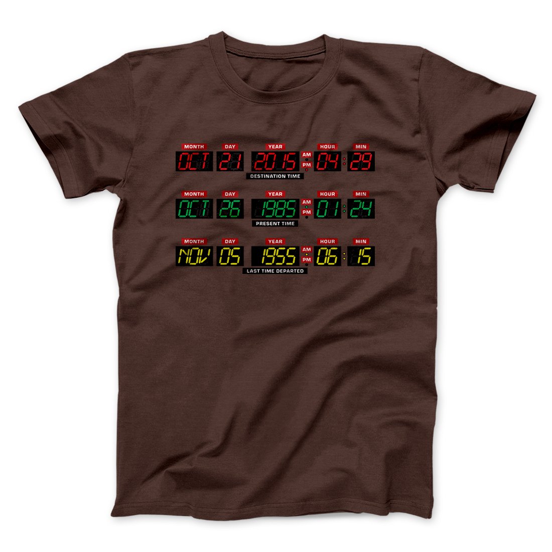 Time Machine Dashboard Funny Movie Men/Unisex T-Shirt