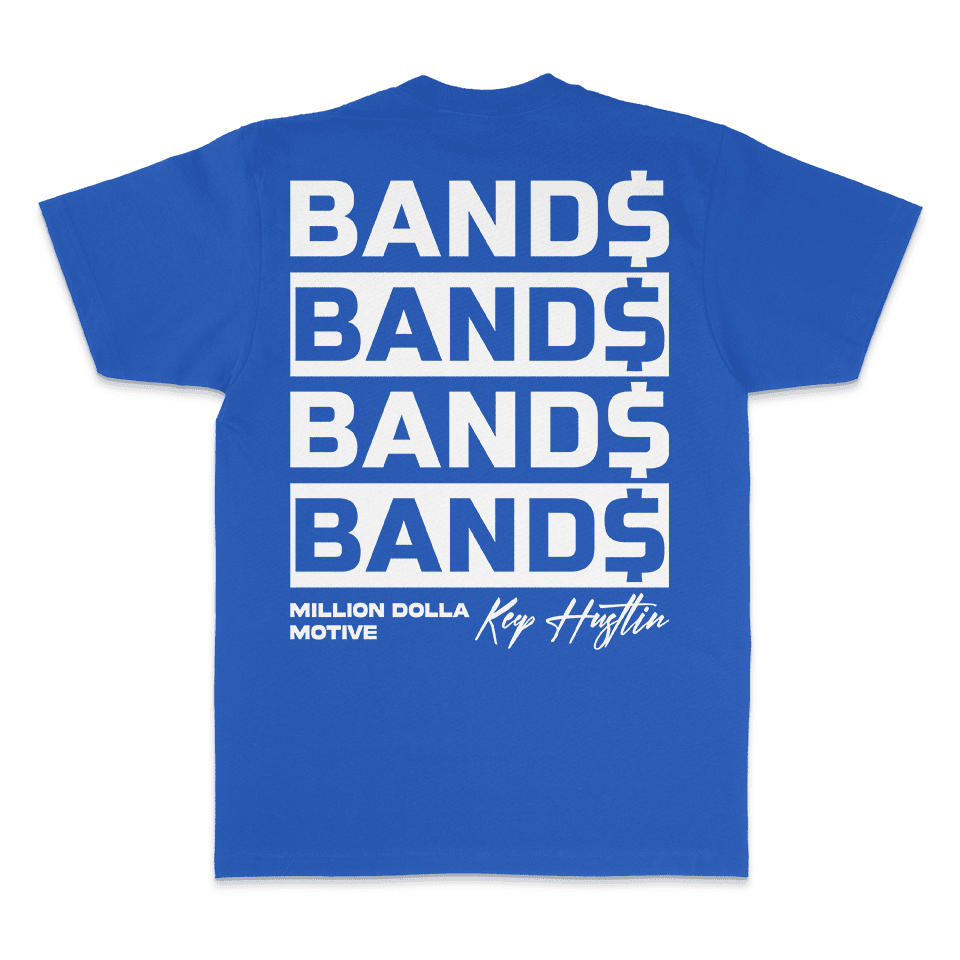 Bands Bands Bands - Royal Blue T-Shirt