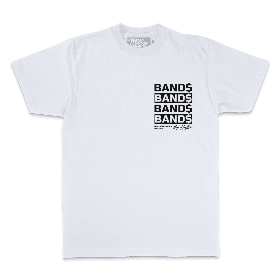 Bands Bands Bands - White T-Shirt