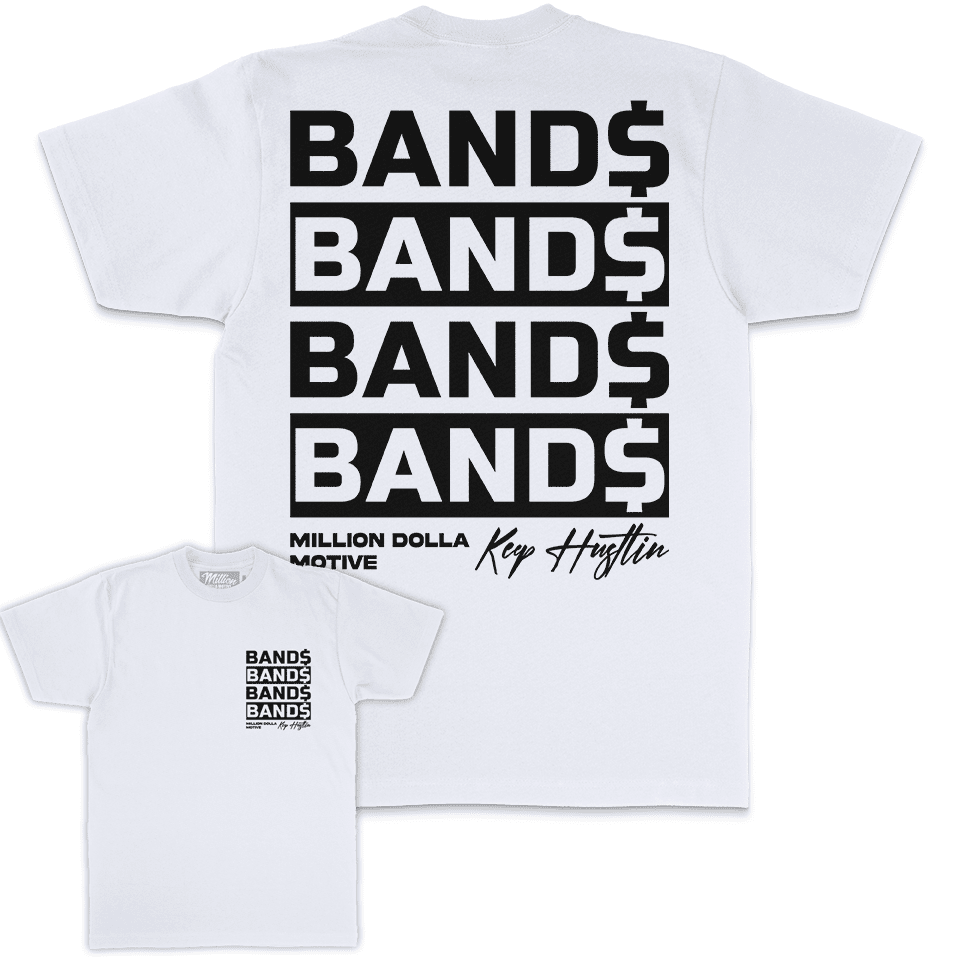Bands Bands Bands - White T-Shirt