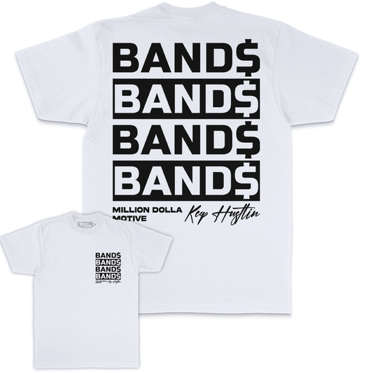Bands Bands Bands - White T-Shirt