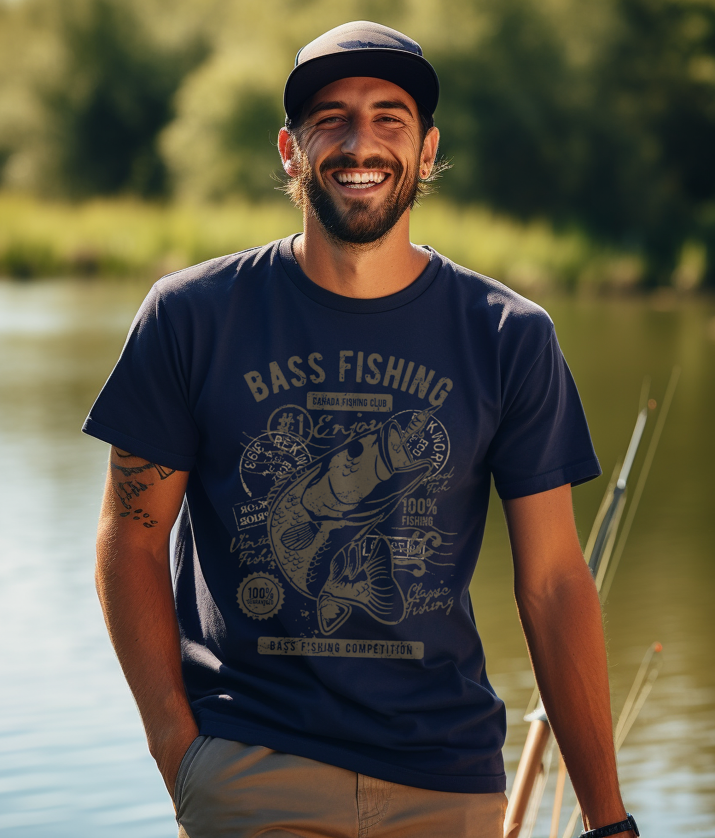 The Shirt Shack Bass Fishing Club T-Shirt