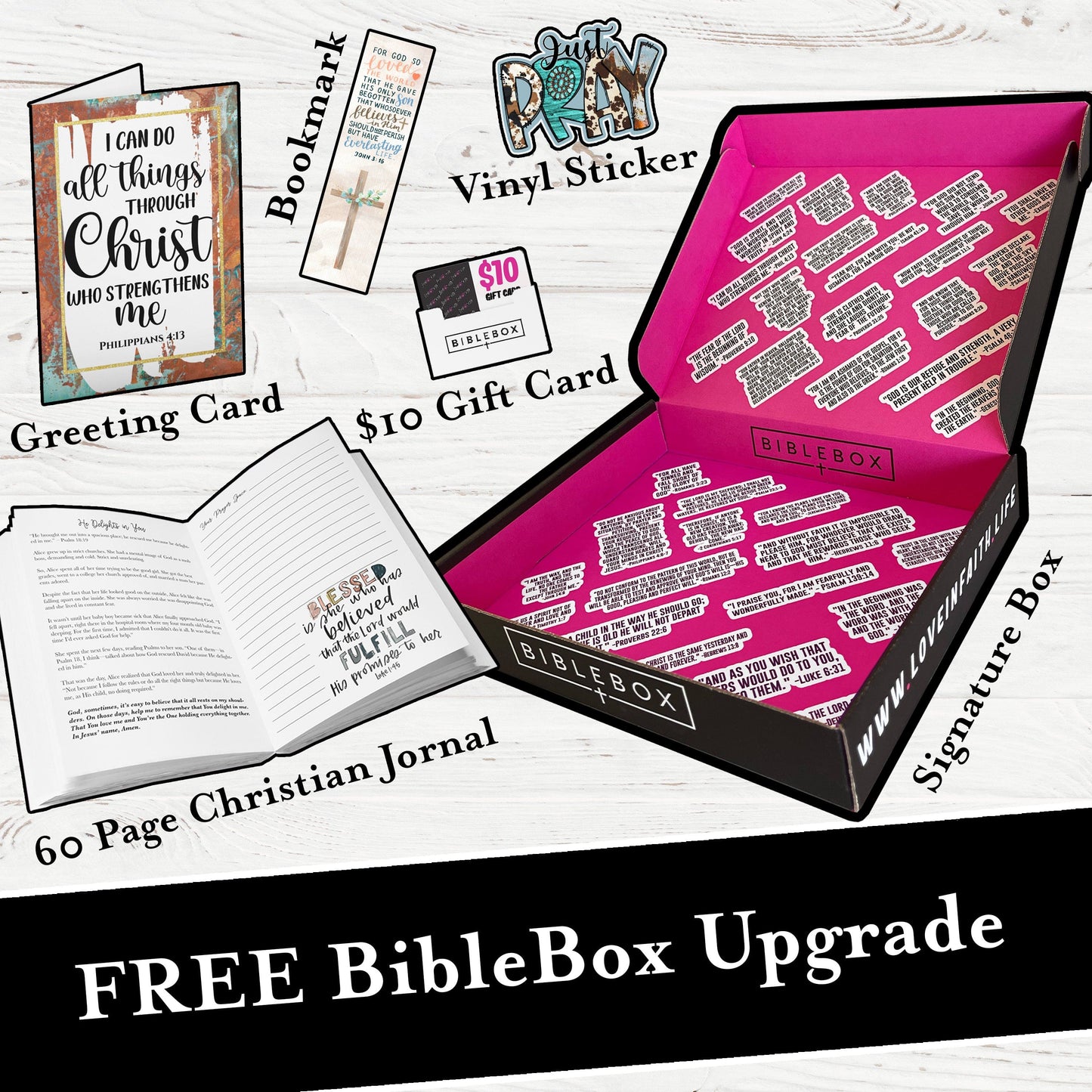 Upgrade Your Shirt Purchase To a BibleBox for FREE