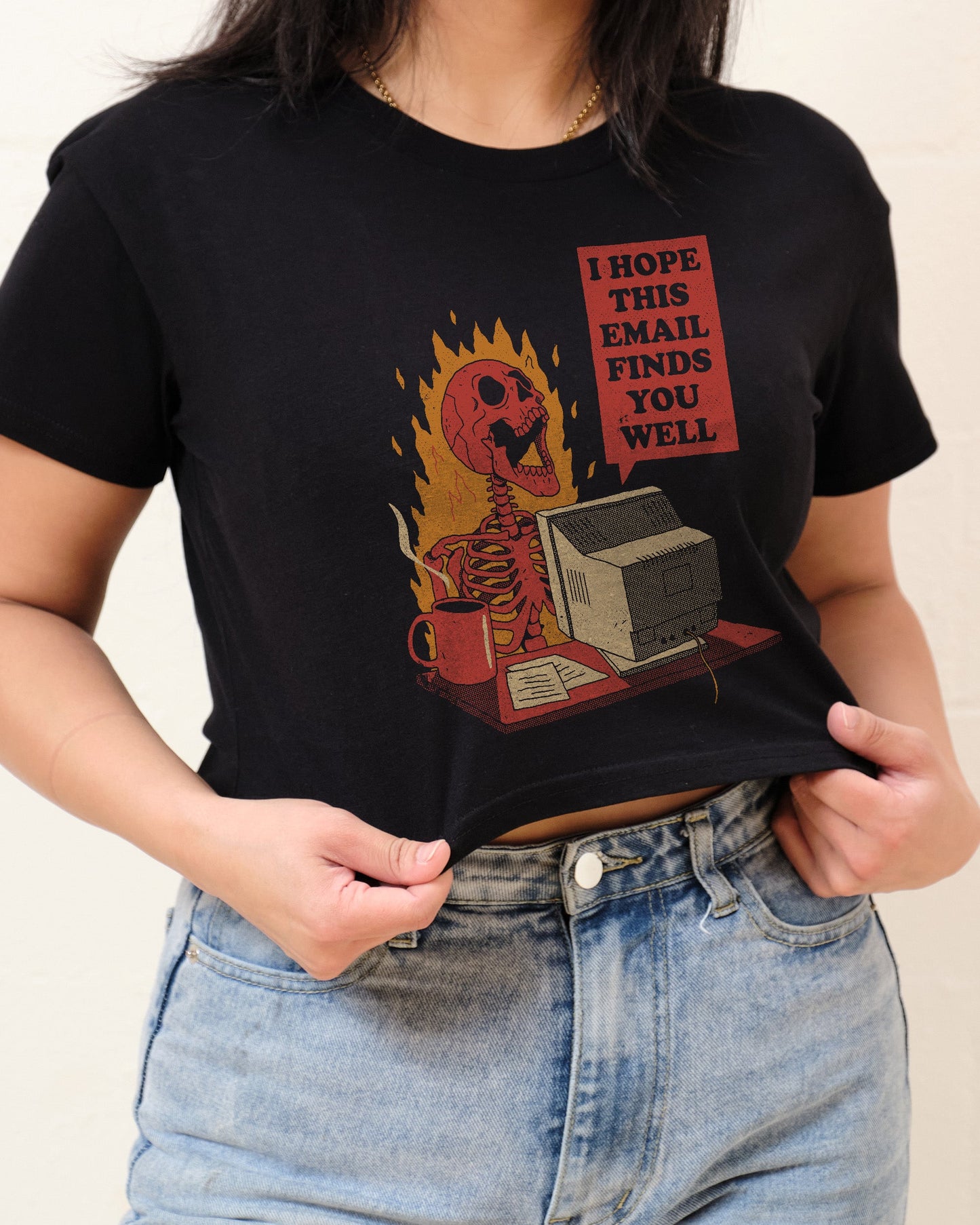 You Got Mail Crop Tee