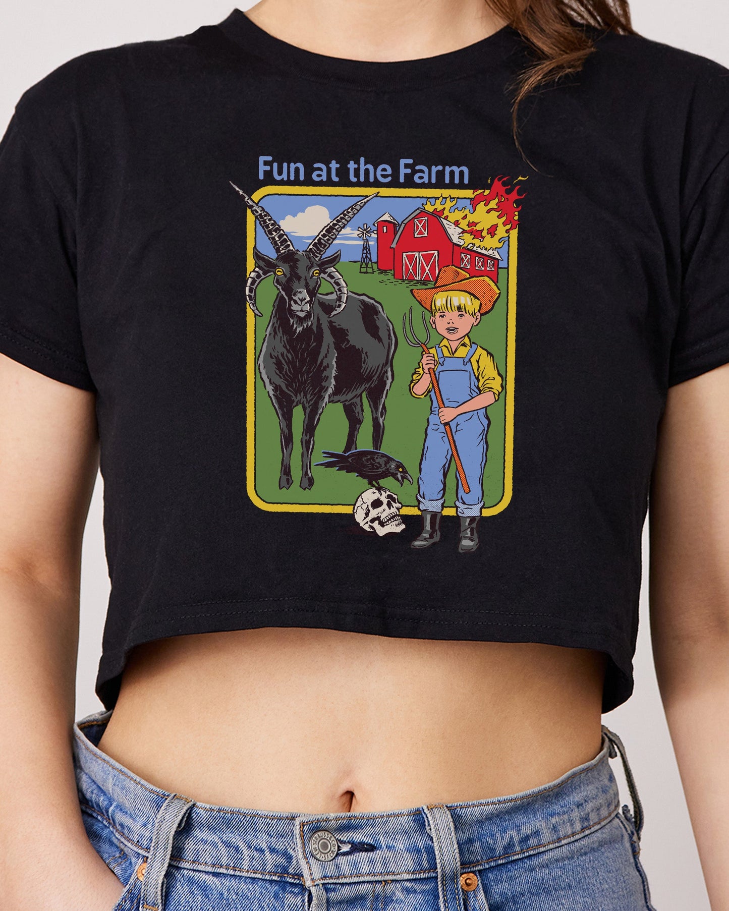 Fun at the Farm Crop Tee