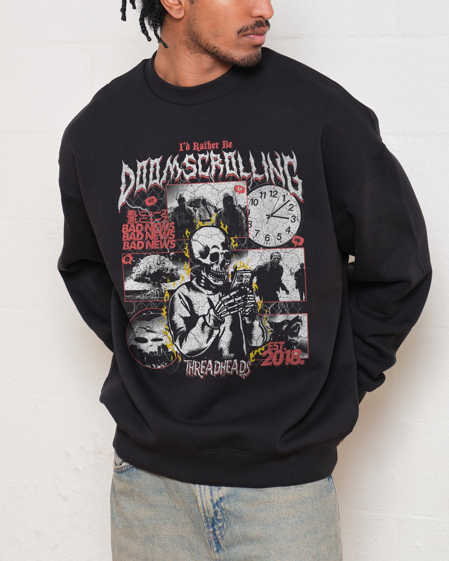 I‚Äôd Rather Be Doom Scrolling Sweatshirt