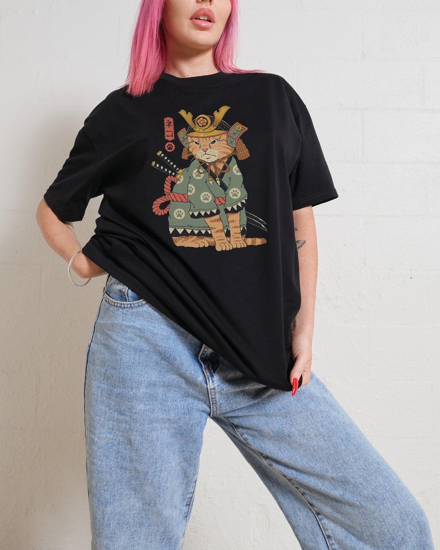 Neko Samurai T-Shirt