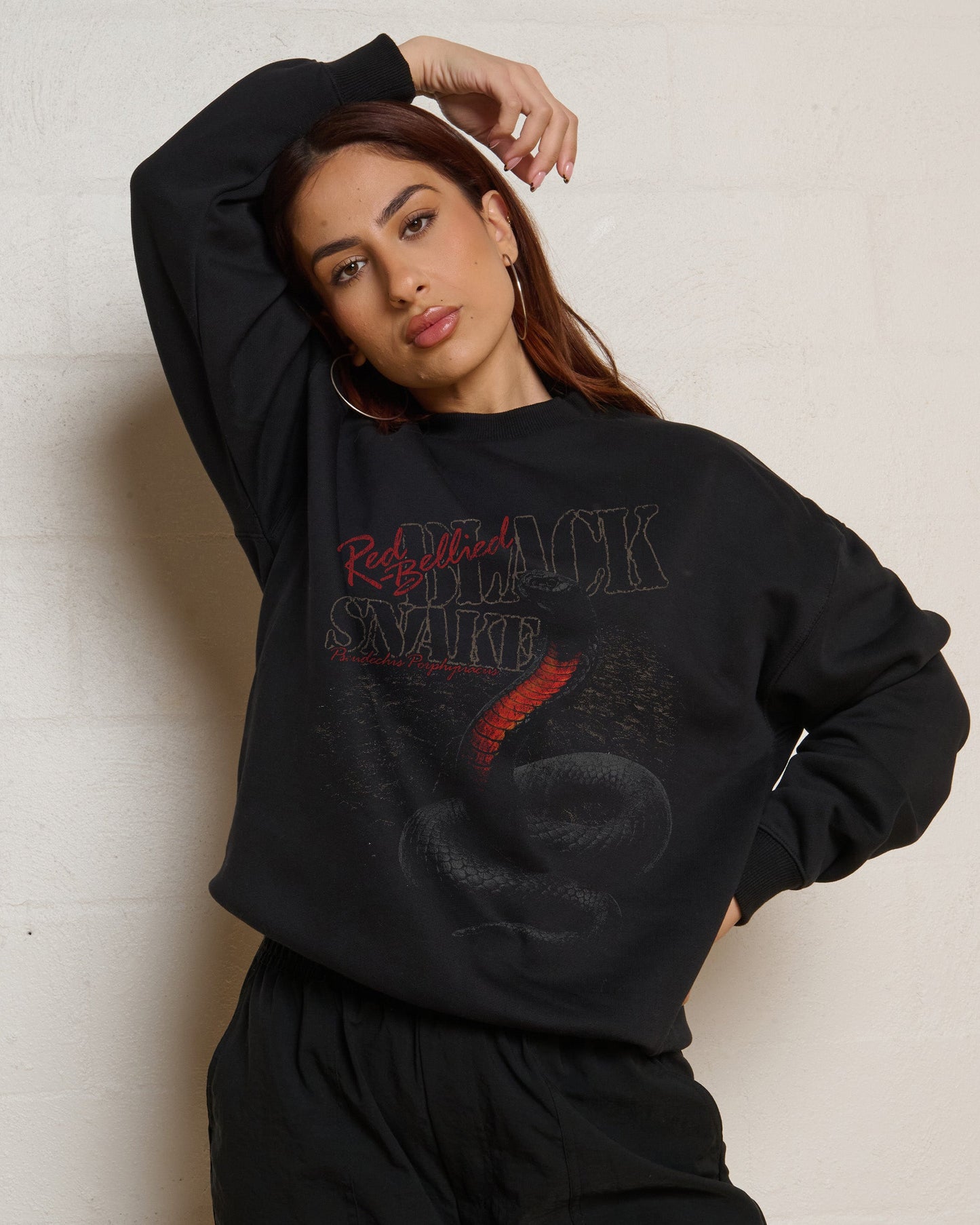 Red Bellied Black Snake Sweatshirt