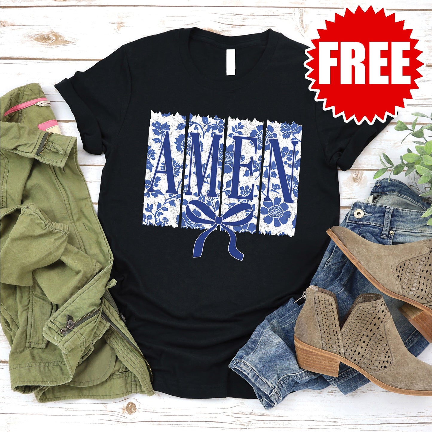 Amen Tee - Black - 0