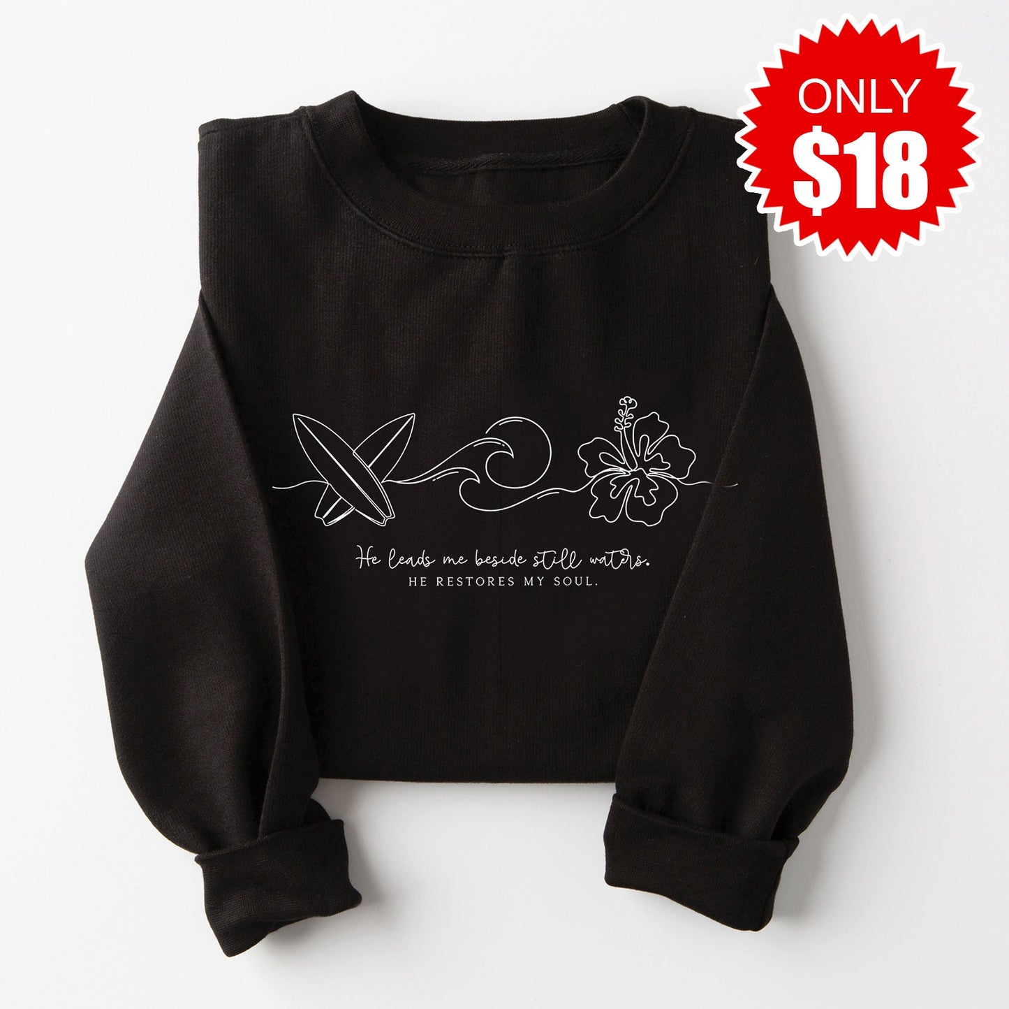 Still Waters Sweatshirt - Black - 18