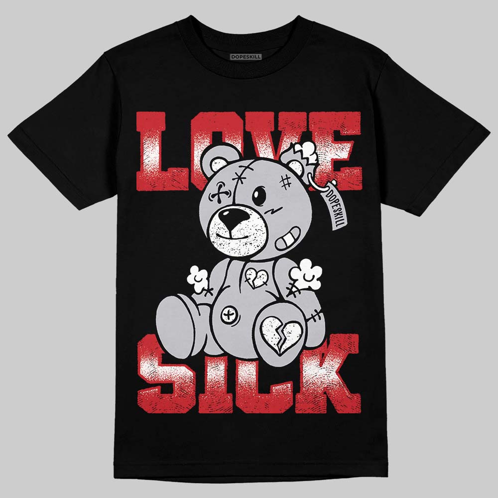 Black Metallic Reimagined 5s DopeSkill T-Shirt Love Sick Graphic