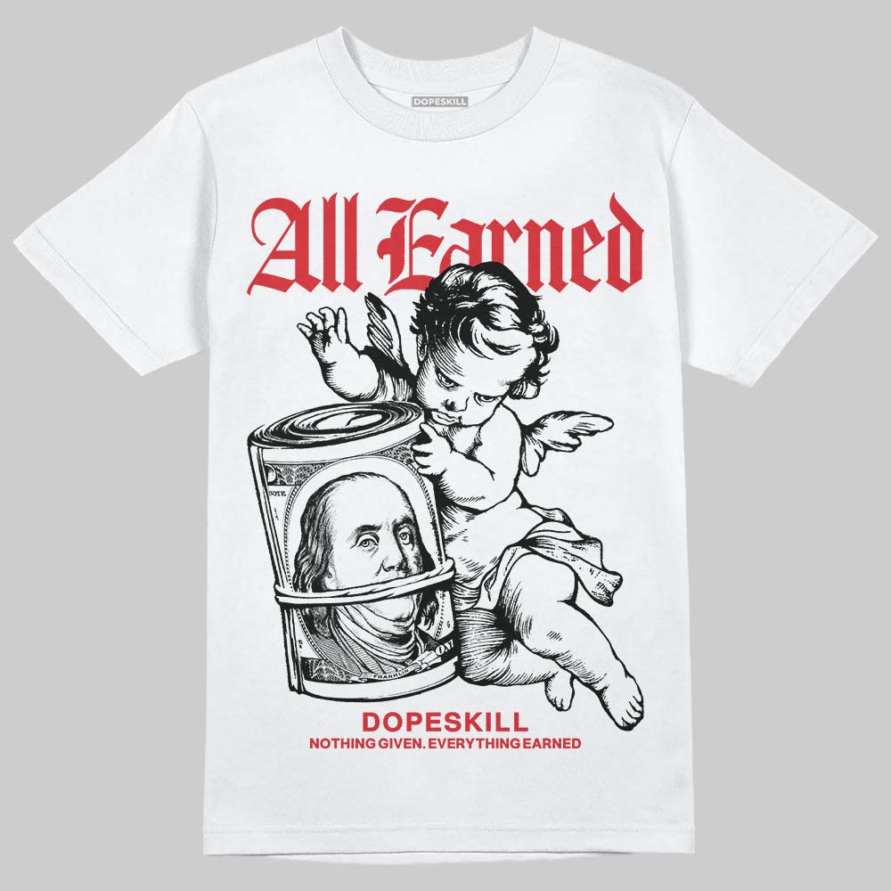 Black Metallic Reimagined 5s DopeSkill T-Shirt All Earned Graphic