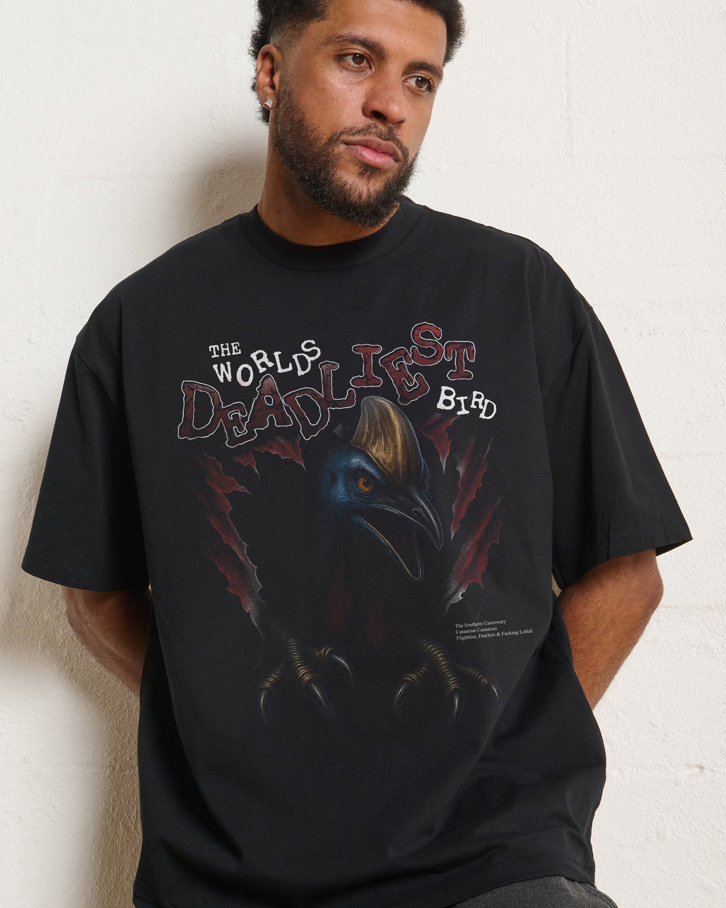 World‚Äôs Deadliest Bird Oversized Tee