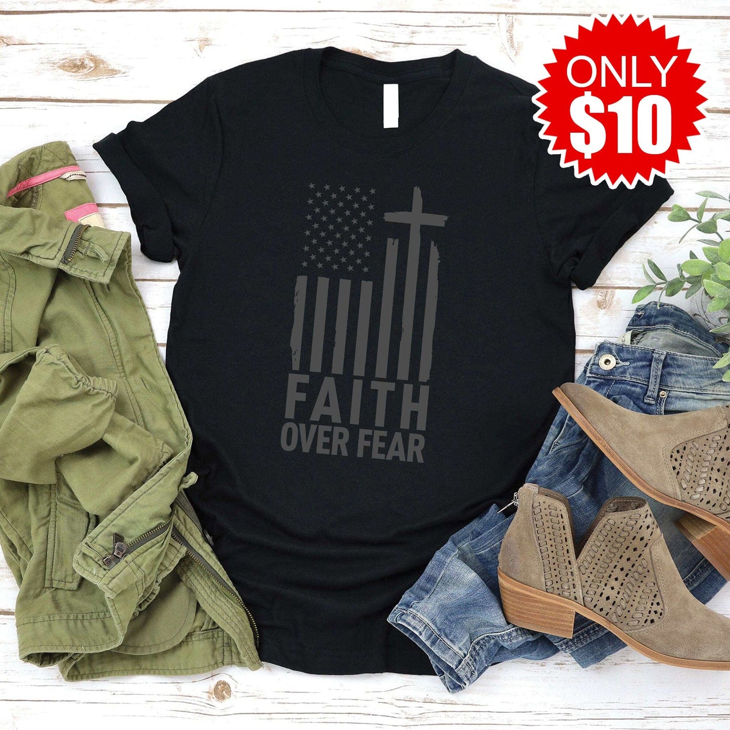 Faith Over Fear Tee - 10