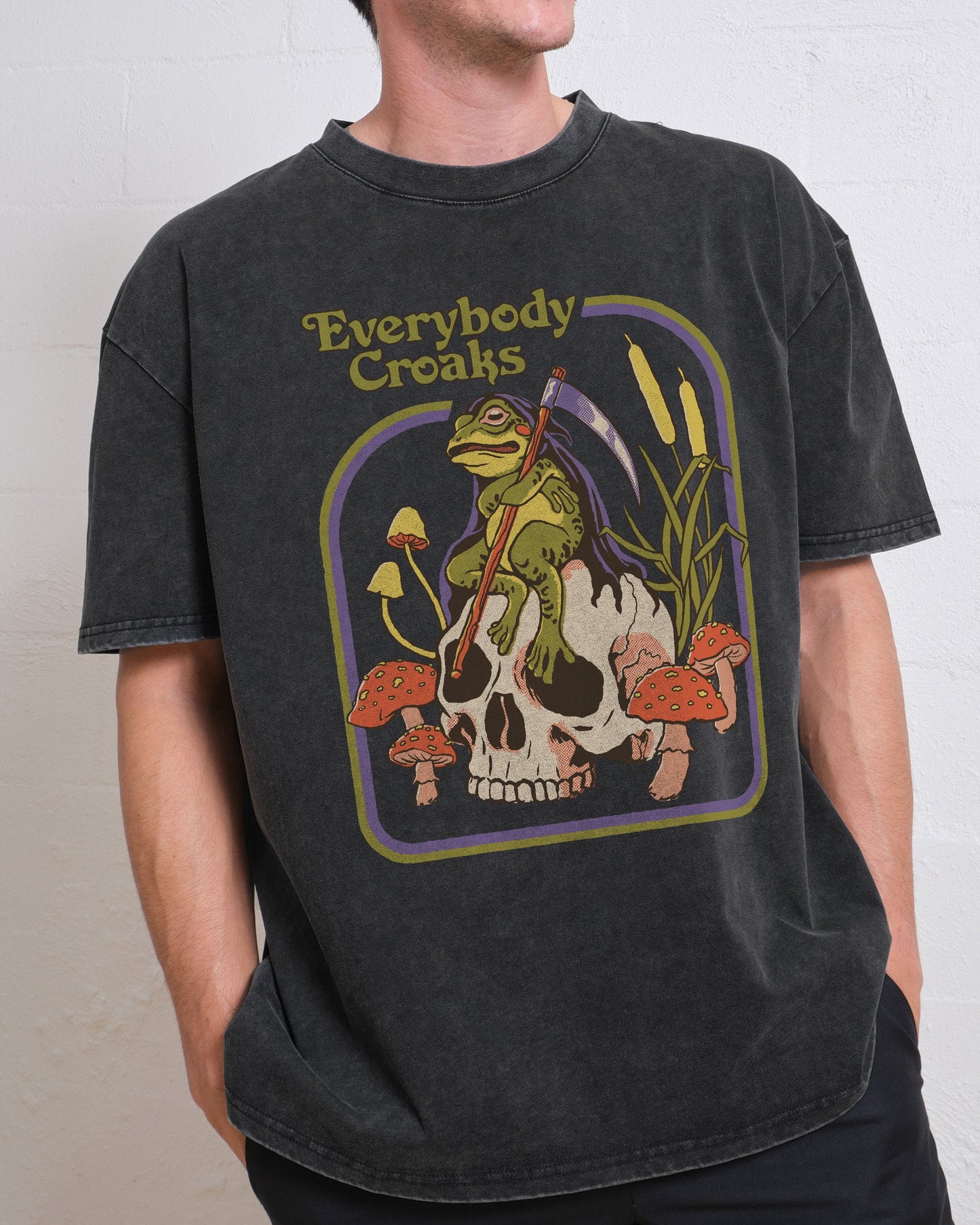 Everybody Croaks Wash Tee