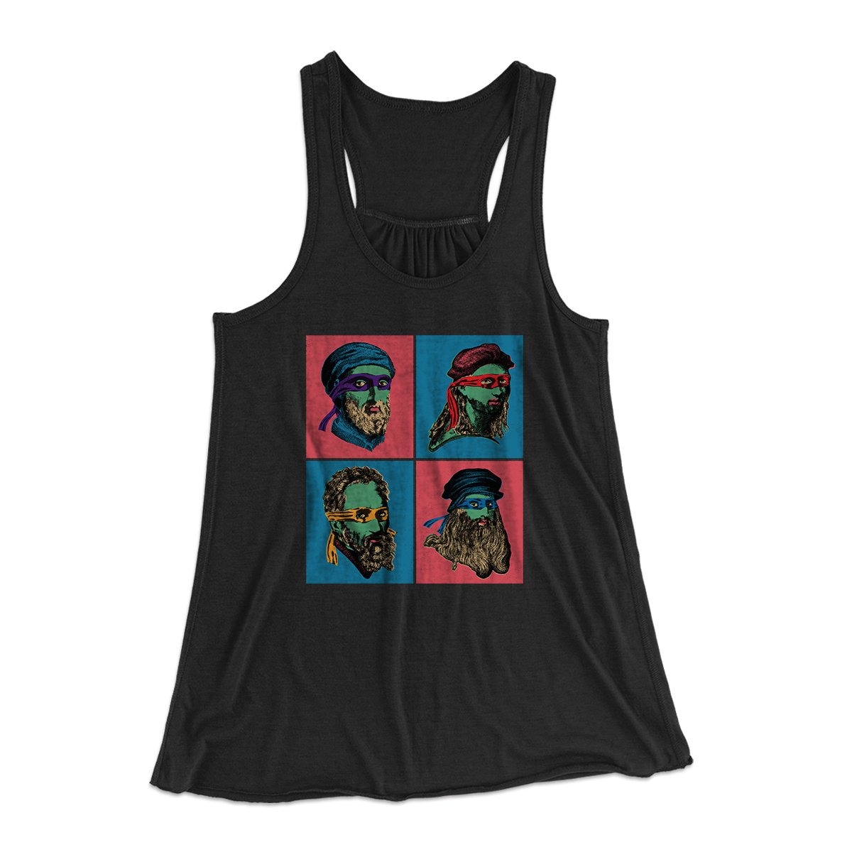 Teenage Mutant Ninja Artists Women's Flowey Tank Top
