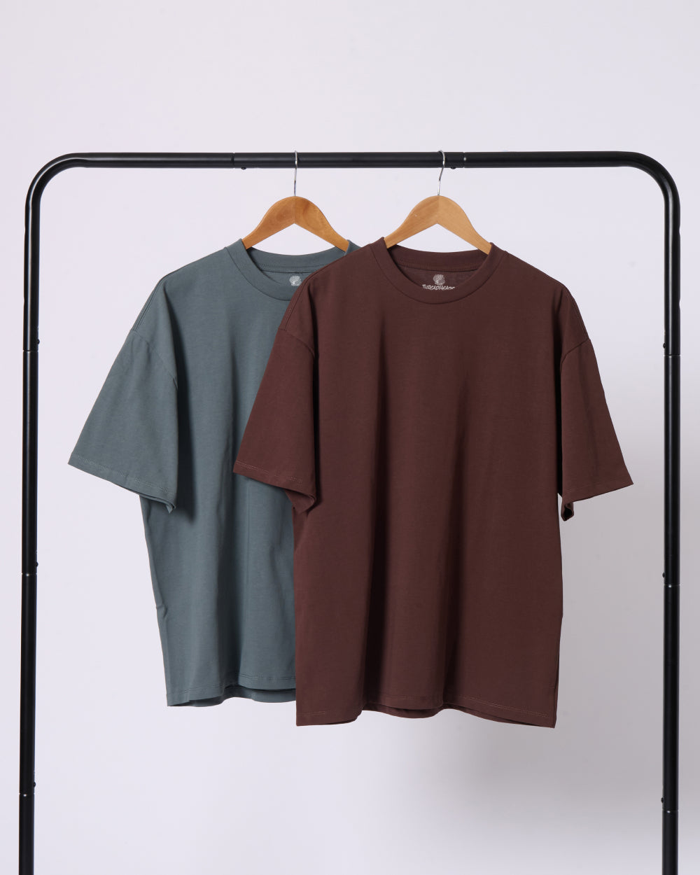 Oversized Tee 2 Pack: Sage, Brown