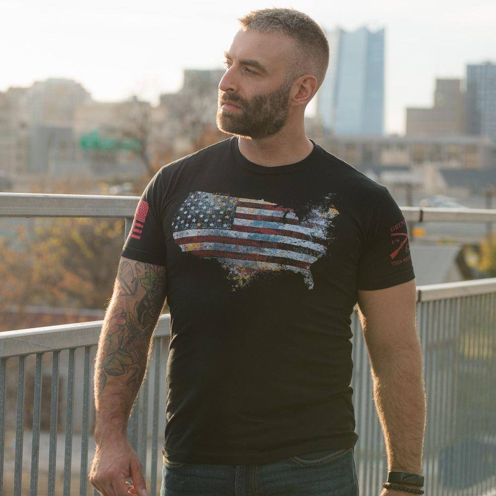 Red Blood Nation T-Shirt - Black