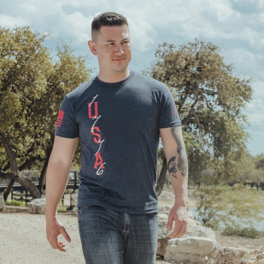 USA 1776 T-Shirt - Midnight Navy