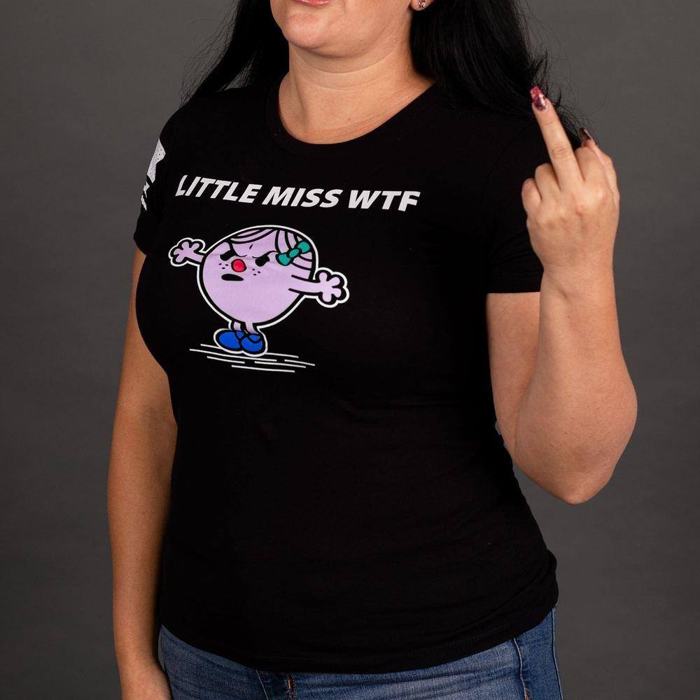 Women's WTF Slim Fit T-Shirt - Black