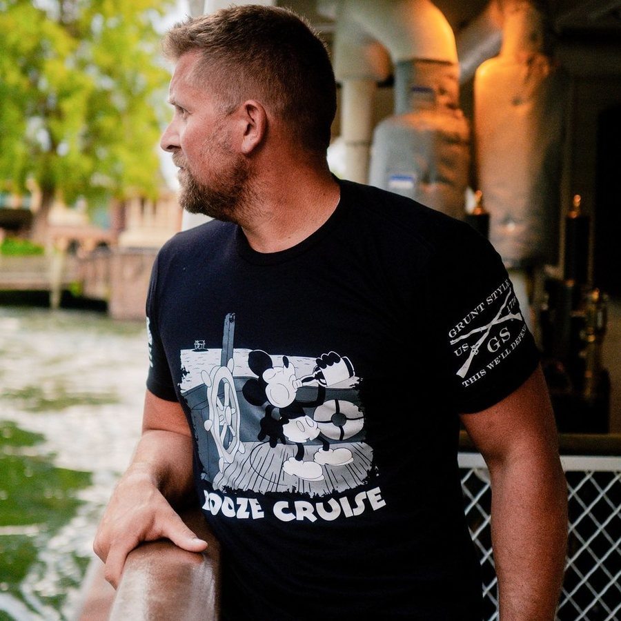 Booze Cruise T-Shirt - Black