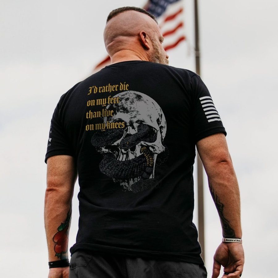 Die On My Feet T-Shirt - Black