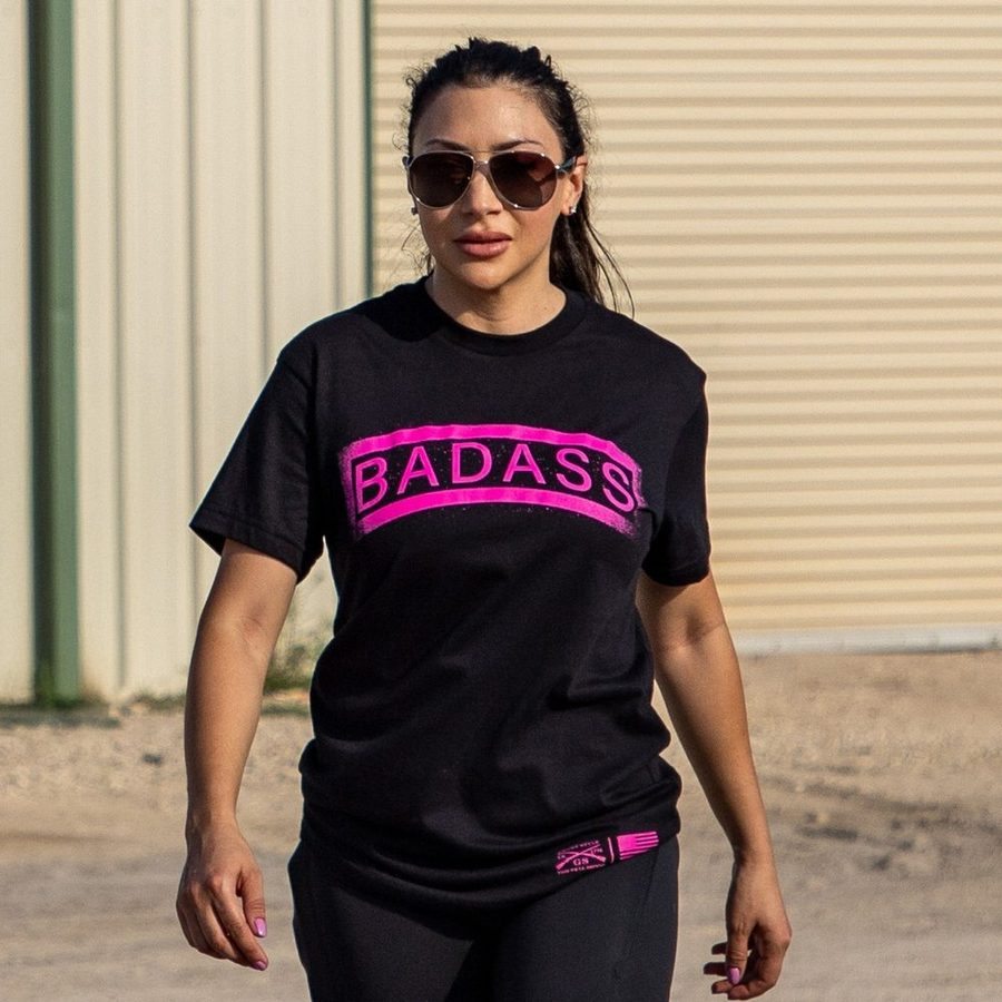 Women's Badass Boyfriend Fit T-Shirt - Black