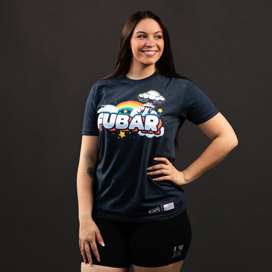 Women's FUBAR Boyfriend Fit T-Shirt - Midnight Navy
