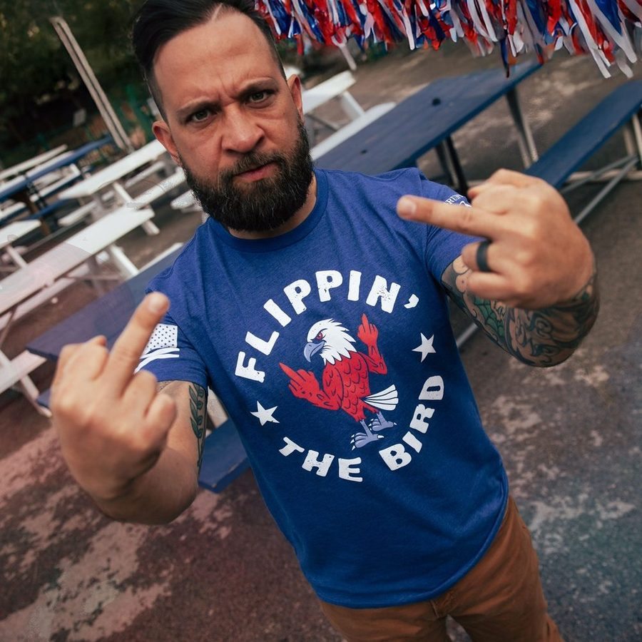 Flippin' The Bird T-Shirt - Royal