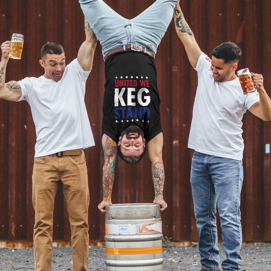 United We Keg Stand T-Shirt - Black