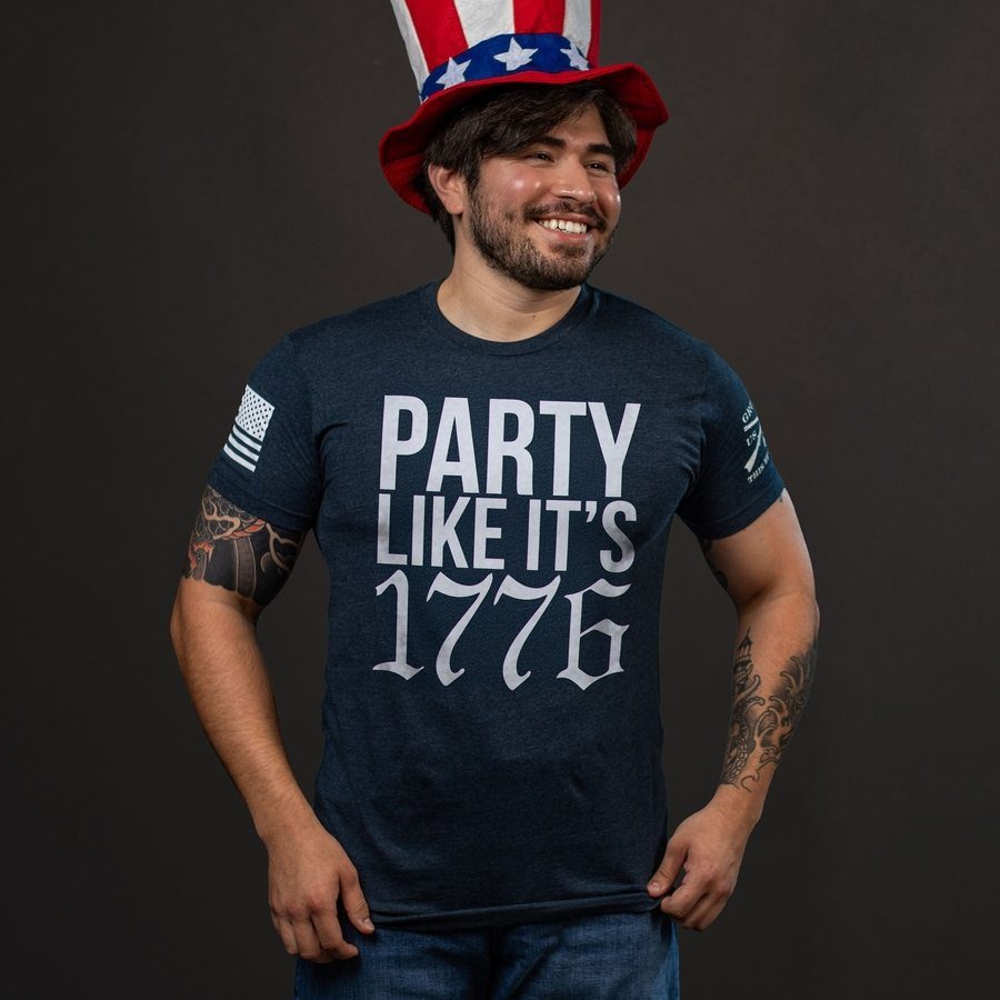 Party Like It 1776 T-Shirt - Midnight Navy