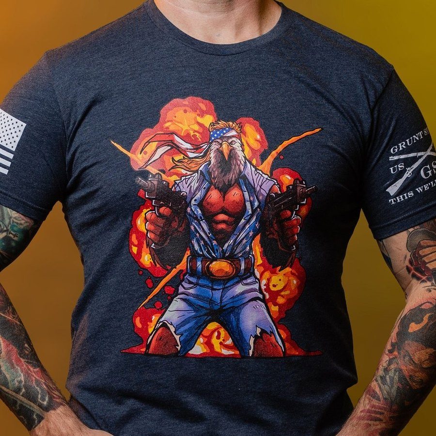 Eagle Fury T-Shirt - Midnight Navy