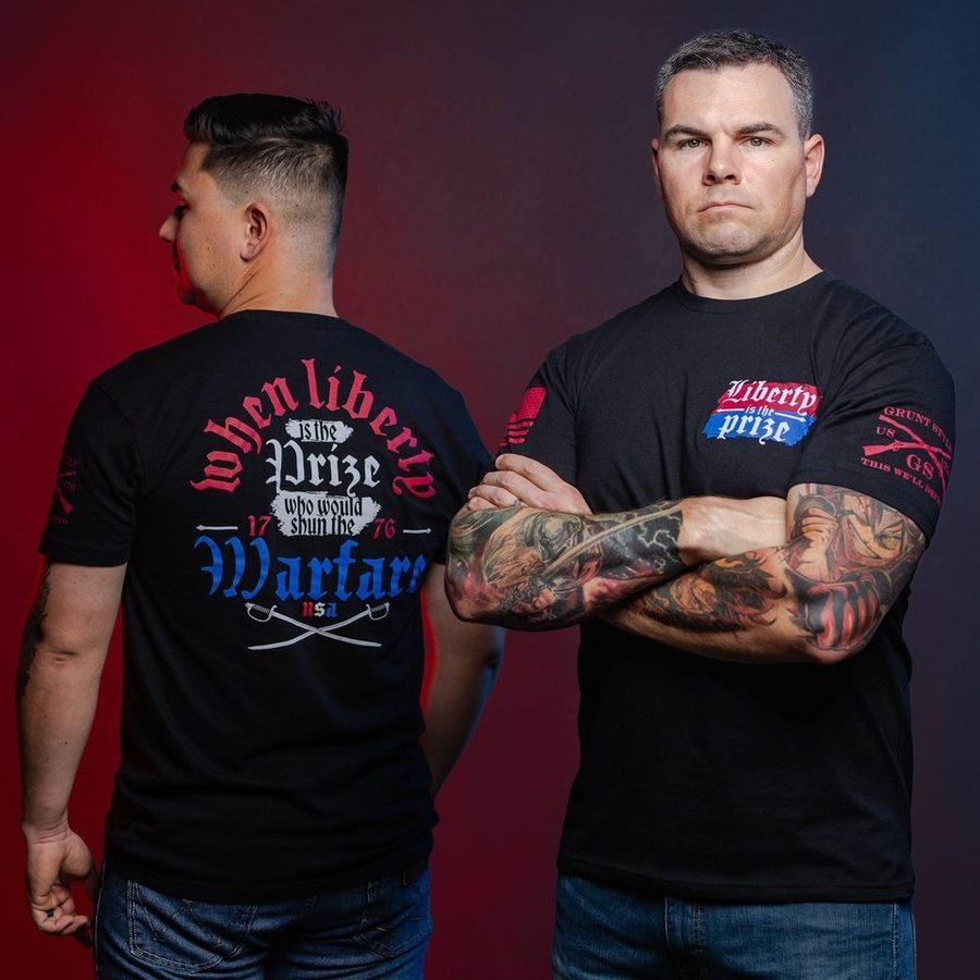 Liberty Is The Prize T-Shirt - Black