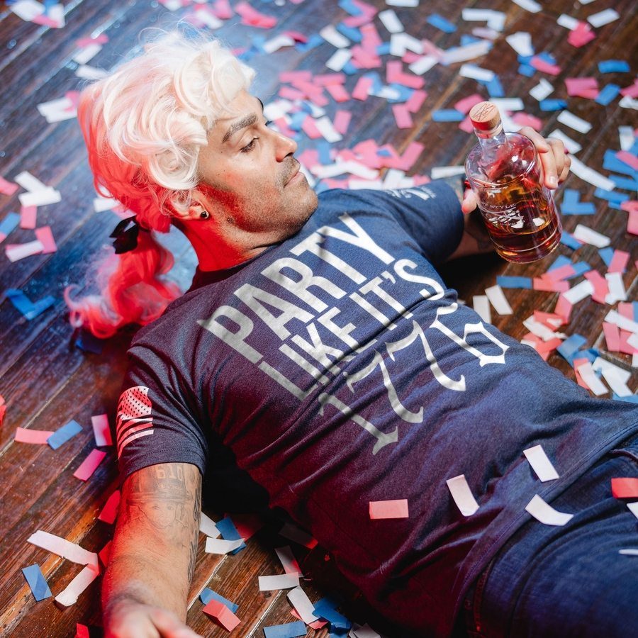 Party Like It 1776 T-Shirt - Midnight Navy