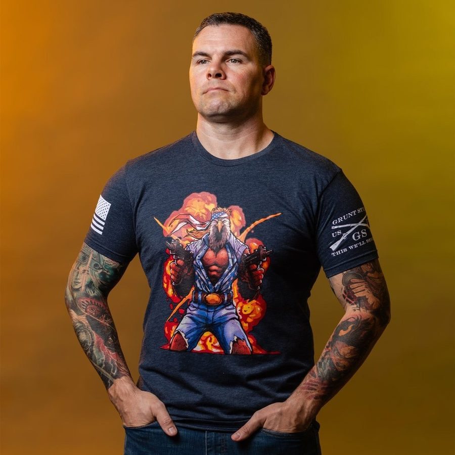 Eagle Fury T-Shirt - Midnight Navy
