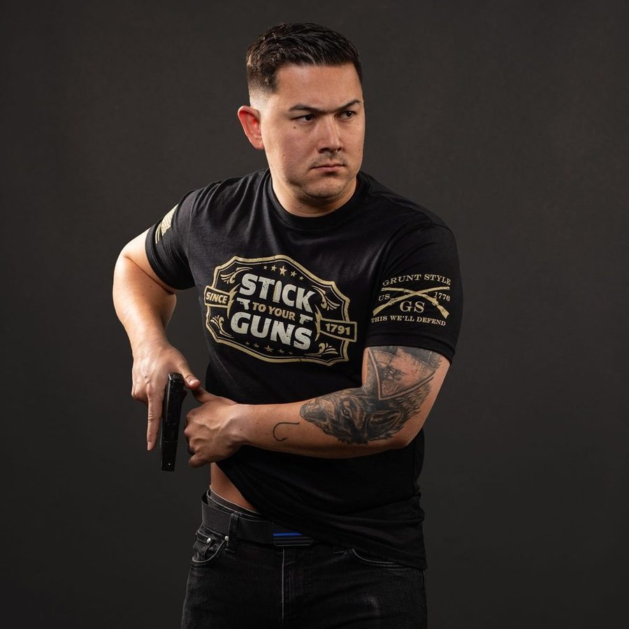 Stick To Your Guns T-Shirt - Black